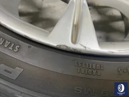 엉망진창 잘못된 휠 수리 도색 이력이 있는 BMW E60 535d (M5 휠) 약품 박리 후, 알루미늄 상태에서 휠 생산공정 동일하게 올바른 공정으로 실버 휠 복원 도색_! / 용인 처인구