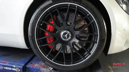 포르쉐를 잡기 위한 벤츠의 역작 AMG GT! 커스텀 휠도색과 캘리퍼도색을 했습니다. / 용인 처인구