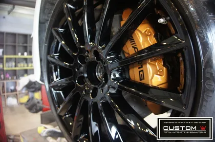 벤츠 C43AMG & E400쿠페 블랙유광 휠도색,캘리퍼도색.! / 용인 처인구
