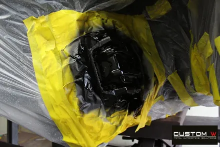 BMW F10 528i 터빈휠 수리 후 고스트 크롬 휠도색 + 심각한 부식 제거 후 블랙 캘리퍼 도색 / 용인 처인구