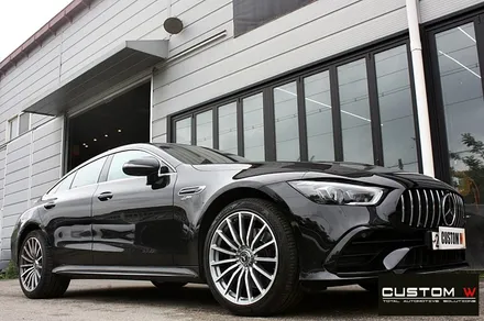 벤츠 GT43 AMG 휠 상처 수리 후 다이아몬드 컷팅 휠복원 / 용인 처인구