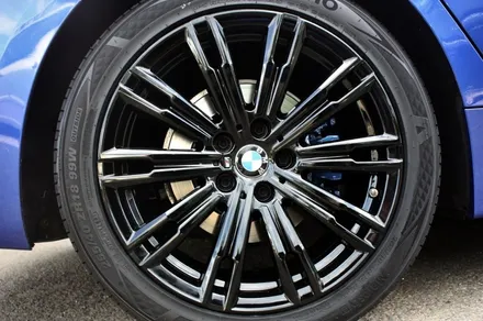 BMW G20 320d 블랙유광 휠도색 + 블루 캘리퍼 도색 / 용인 처인구
