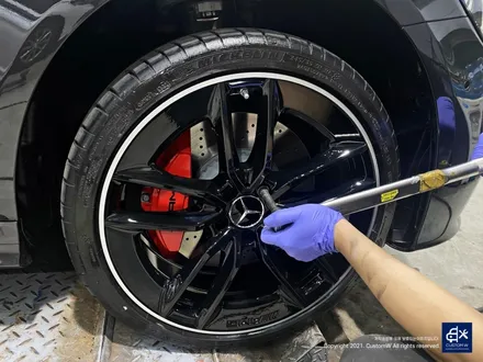 벤츠 E53 AMG 블랙 실버 투톤 유광 휠도색 / 용인 처인구