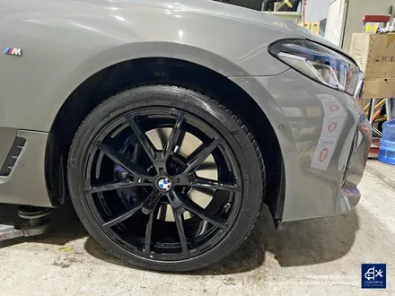 BMW 630i 휠수리 후 블랙유광 휠도색 / 용인 처인구