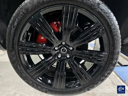 볼보 XC90 휠수리 후 블랙유광 휠도색 / 용인 처인구