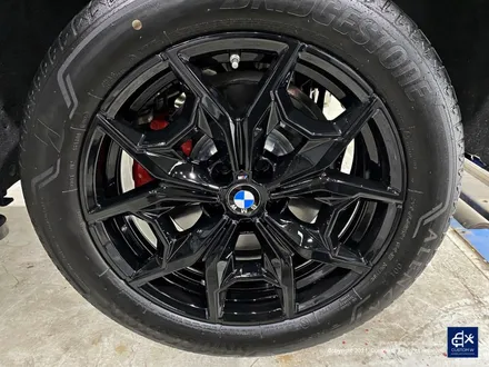 BMW X4 887M 휠수리 후 블랙유광 휠도색 / 용인 처인구