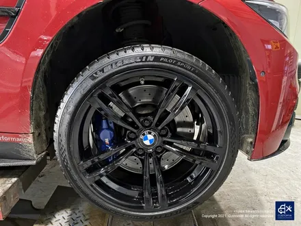 BMW M4 437M 휠수리 후 블랙 유광 휠도색 / 용인 처인구