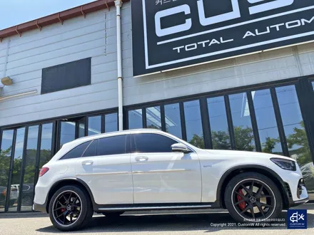 벤츠 GLC43 AMG 휠수리 후 블랙 실버 투톤 유광 휠도색 / 용인 처인구