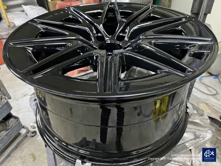 벤츠 GT43 AMG 휠수리 후 블랙유광 휠도색 / 용인 처인구