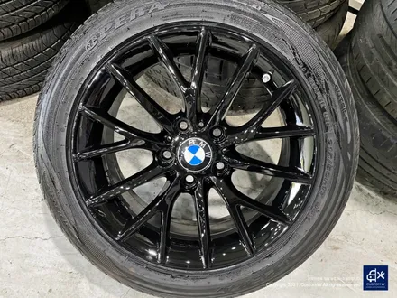 BMW 118d 휠수리 후 블랙유광 휠도색 + 블루 캘리퍼 도색 / 용인 처인구