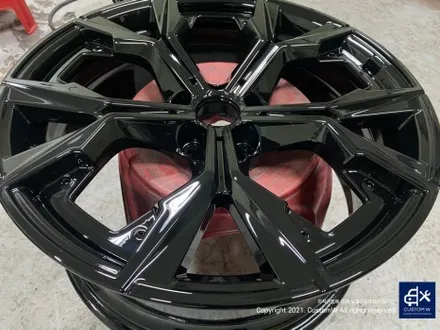 BMW G24 420i 860M 19인치 유광 블랙 휠 도색 + 휠 커버 20개도 함께 도색. (feat. 휠 커버가 왜 이리 많은 건가..;;) / 용인 처인구