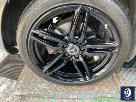 감동적인 후기글을 작성해 주신 고객분의 차량/ 벤츠 E220D 카브리올레 19인치(일명 AMG 별휠) 블랙 유광 휠도색 (feat. 보험 긴급 출동 서비스를 이용한 캐리어 카 입출고) / 용인 처인구