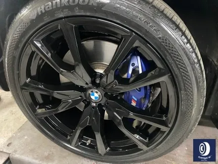 BMW X7 M50i 755M 22인치 휠 상처 수리 후, 제트 블랙(하이그로시 블랙) 휠도색 / 용인 처인구