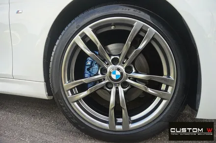 BMW F30 320D 휠 상처 수리 후, 고스트 크롬 휠도색 & 부식 녹 제거 후, 캘리퍼 도색. / 용인 처인구