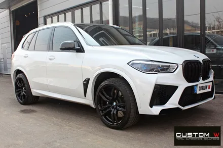 BMW F95 신형 X5M 21인치 블랙유광 휠도색 / 용인 처인구