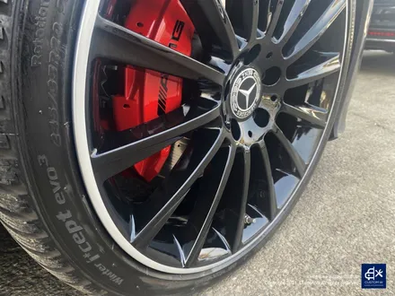 계획과 다르게 작업이 진행되지만 결과는 역시!! 벤츠 E220d 쿠페 블랙실버투톤 휠도색 & 레드 캘리퍼 도색 / 용인 처인구