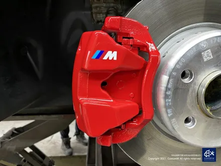 BMW Z4 20i 블랙유광 휠도색 & 레드 캘리퍼 도색 / 용인 처인구