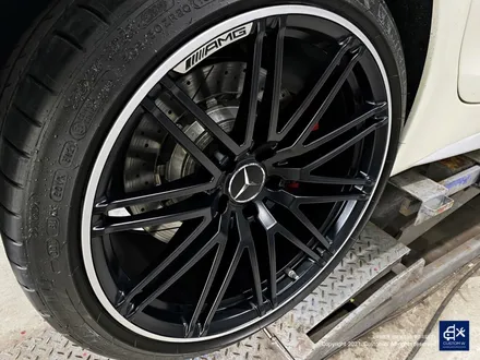 벤츠 AMG GTC 로드스터 블랙 실버 무광 투톤 휠도색 / 용인 처인구