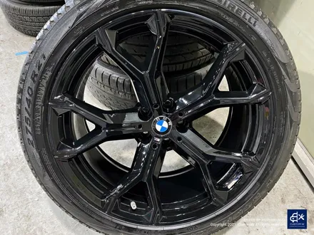 BMW G06 X6 블랙유광 휠도색 + 레드 캘리퍼 도색 / 용인 처인구
