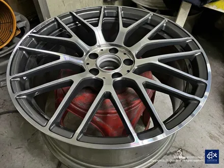 벤츠 C63 AMG 다이아몬드 컷팅 휠수리 휠복원 / 용인 처인구