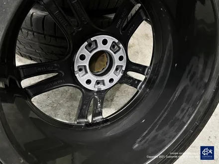 BMW F30 330i 휠수리 후 건메탈 유광 휠도색 / 용인 처인구
