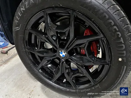 BMW X4 887M 휠수리 후 블랙유광 휠도색 / 용인 처인구