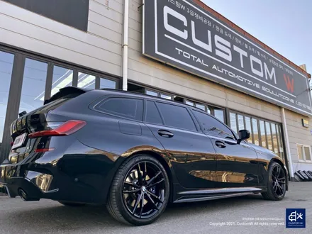 BMW G20 320d 투어링 791M 휠수리 후 블랙유광 휠도색 / 용인 처인구