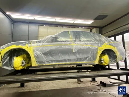 부식도 제거하고...BMW G20 320i 휠수리 후 블랙유광 휠도색 + 블루 캘리퍼 도색 / 용인 처인구