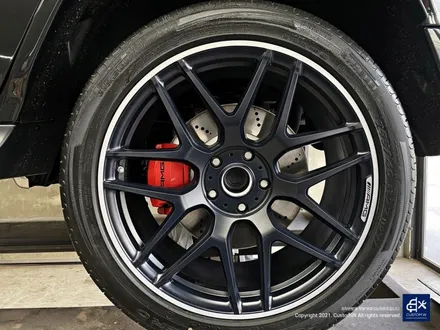 벤츠 G63 AMG G바겐 22인치 블랙 실버 투톤 무광 휠도색 / 용인 처인구