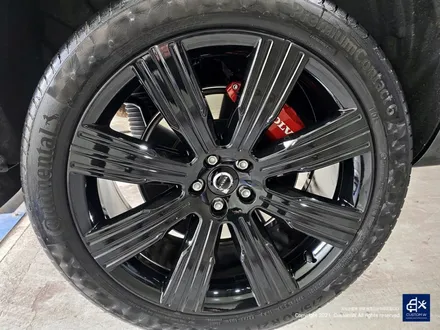 볼보 XC90 휠수리 후 블랙유광 휠도색 / 용인 처인구