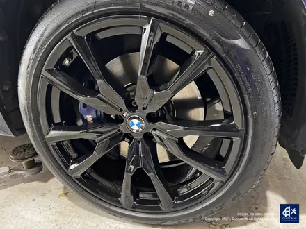 BMW X7 휠수리 후 블랙유광 휠도색 / 용인 처인구