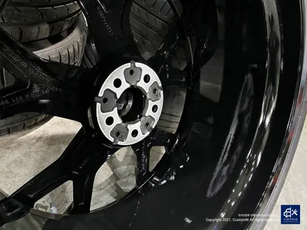 BMW X6 40i 신차 741M 블랙유광 휠도색 + 레드 캘리퍼 도색 / 용인 처인구