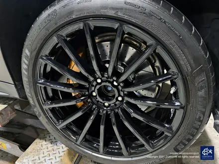 벤츠 GT43 AMG 휠수리 후 블랙유광 휠도색 / 용인 처인구