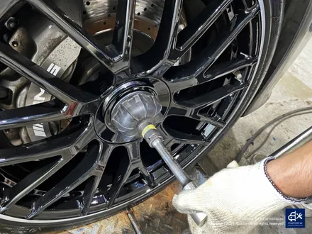 벤츠 C63 AMG 휠수리 후 투톤 유광 휠도색 / 용인 처인구