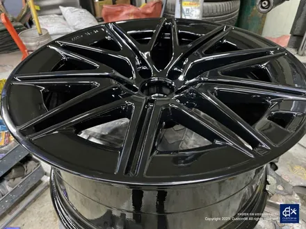 벤츠 GT43 AMG 휠수리 후 블랙유광 휠도색 / 용인 처인구