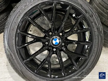 BMW 118d 휠수리 후 블랙유광 휠도색 + 블루 캘리퍼 도색 / 용인 처인구