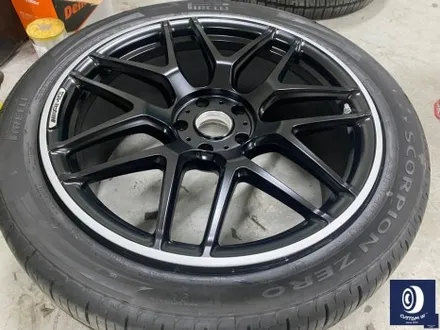 신차 출고 후 곧바로 입고_!  유니크한 멋진 바디 컬러_!! 벤츠 G 바겐 G63 AMG 22인치 투톤 무광 휠도색 작업으로 완성체로 만들었어요 : - ) / 용인 처인구