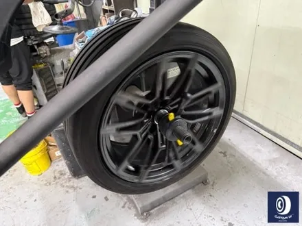 BMW G87 M2 930M 휠 상처 수리 후, 건메탈 그레이 휠도색 + 레드 캘리퍼 도색 / 용인 처인구