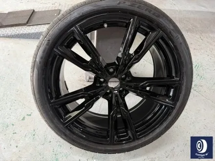 BMW X5 M60i 747M 제트 블랙 / 하이그로시 블랙 (검정 유광) 휠 도색 / 용인 처인구