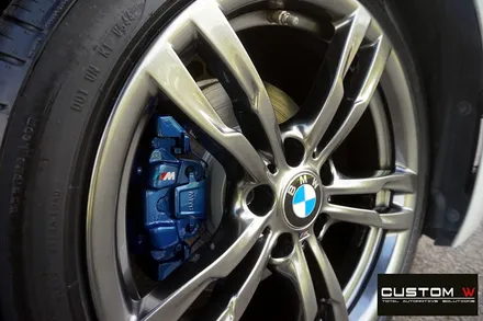 BMW F30 320D 휠 상처 수리 후, 고스트 크롬 휠도색 & 부식 녹 제거 후, 캘리퍼 도색. / 용인 처인구