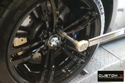 BMW M3,M4 437M 휠 상처 수리 후, 블랙 유광 휠도색. / 용인 처인구