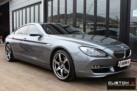 BMW 640d 20인치 볼크 레이싱 휠 상처 수리 후 고스트 크롬 휠도색 / 용인 처인구