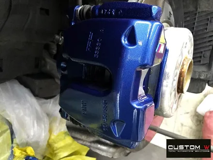 BMW G30 520i 블랙유광 휠도색 + 블루 캘리퍼 도색 / 용인 처인구