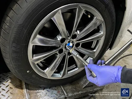 BMW F10 520i 17인치 휠수리 후 고스트 크롬 휠도색 / 용인 처인구