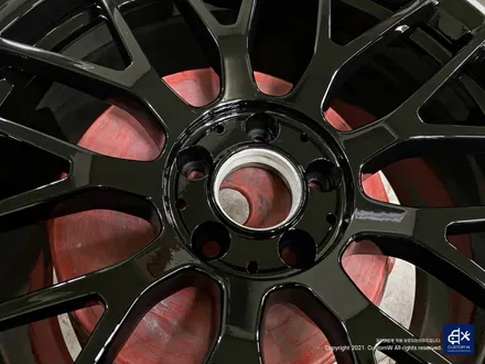 벤츠 C63 AMG 휠수리 후 블랙실버 유광 투톤 휠도색 / 용인 처인구