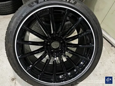 벤츠 GT43 AMG 휠수리 후 블랙실버 투톤 유광 휠도색 / 용인 처인구