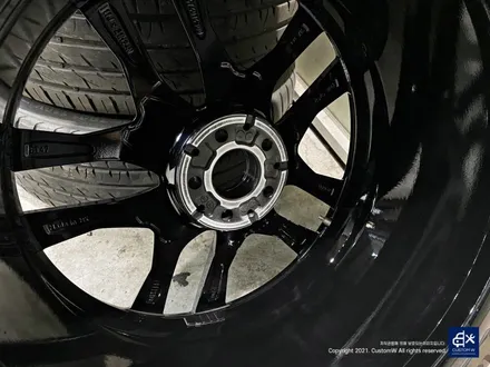 벤츠 GLE53 AMG 잘 못된 휠수리 박리 제거 후, 블랙유광 휠도색 + 레드 캘리퍼 도색 / 용인 처인구