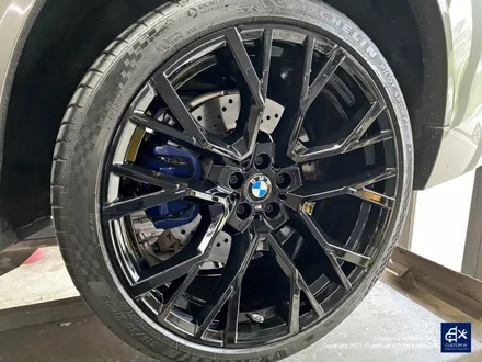 BMW X5M 809M 휠수리 후 블랙유광 휠도색 / 용인 처인구