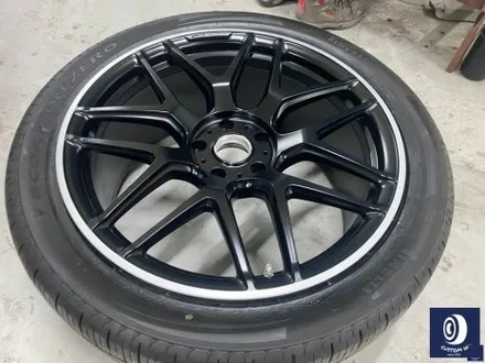 신차 출고 후 곧바로 입고_!  유니크한 멋진 바디 컬러_!! 벤츠 G 바겐 G63 AMG 22인치 투톤 무광 휠도색 작업으로 완성체로 만들었어요 : - ) / 용인 처인구