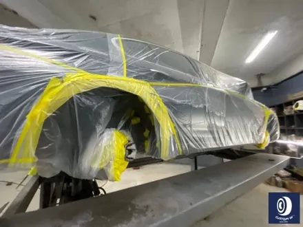 이건 부식 그 자체.. BMW G30 520D 캘리퍼 녹 제거 후, 블루 컬러 도색 + 블랙 유광 휠도색 / 용인 처인구